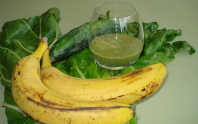 Smoothie vert ou « Mangez 5 fruits et légumes par jour »