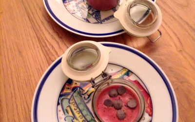 Mousse sucrée à la betterave et au tofu soyeux (sans gluten)