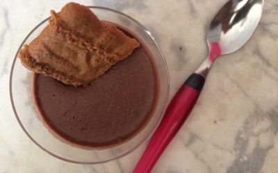 Petits pots de crème chocolat-amande (vegan)