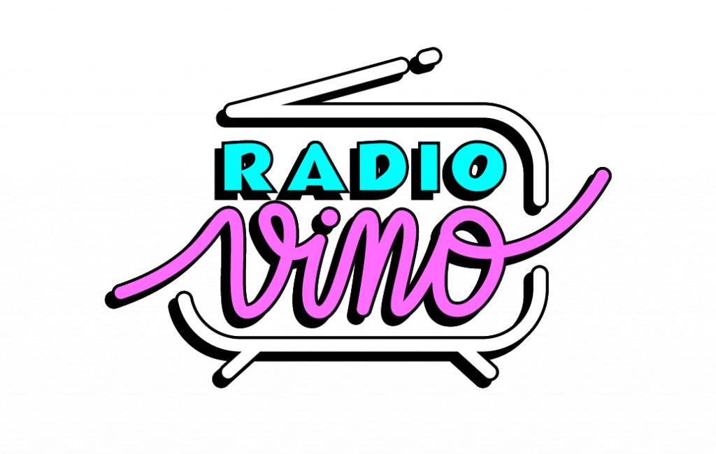 Logo de Radio Vino : cave à vins nature et en vrac et webradio. 