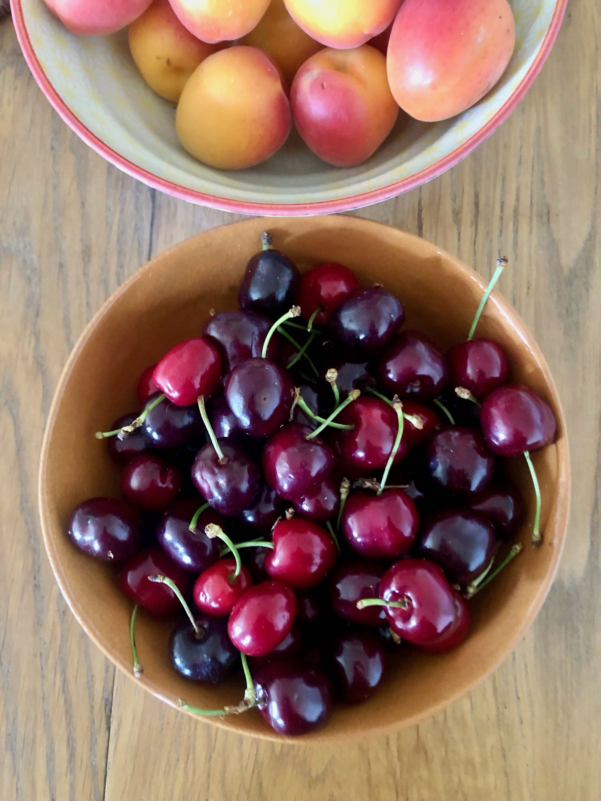 Cerises et abricots des monts du Lyonnais